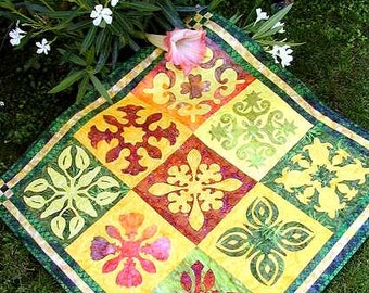 Haleakala Sampler Quilt - Muster - deutsche Version