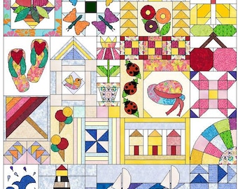 Sommerfun - Mysteryquilt pdf file