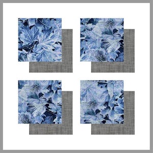 Shadow Quilt - Instructions - ENGLISH and GERMAN Language - CENTIMETERS