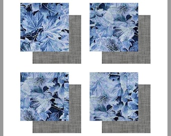 Shadow Quilt - Instructions - ENGLISH and GERMAN Language - CENTIMETERS