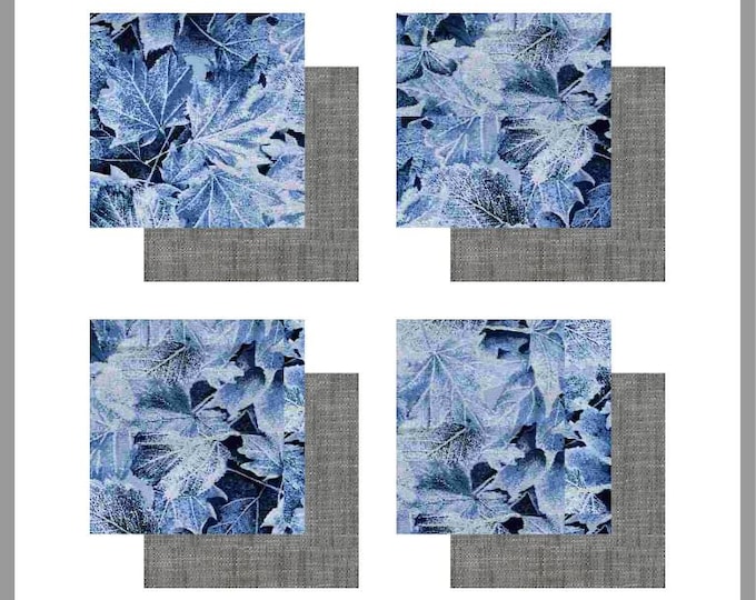 Shadow Quilt - Instructions - ENGLISH and GERMAN Language - CENTIMETERS