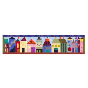 Medieval entertainers street - pattern download