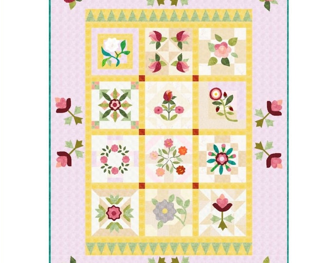 RoseBOM 2019 - Country Rose Quilts - GERMAN Language only