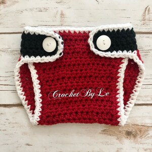 Crochet Pokemon Outfit - Beanie and Diaper Cover (Available Newborn - 12 months) bild 3