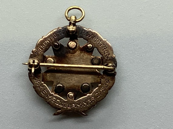 Eastern star pin or pendant 1924 - image 3