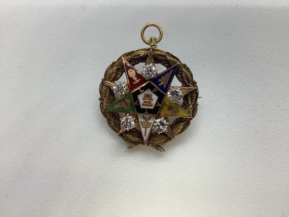 Eastern star pin or pendant 1924 - image 7