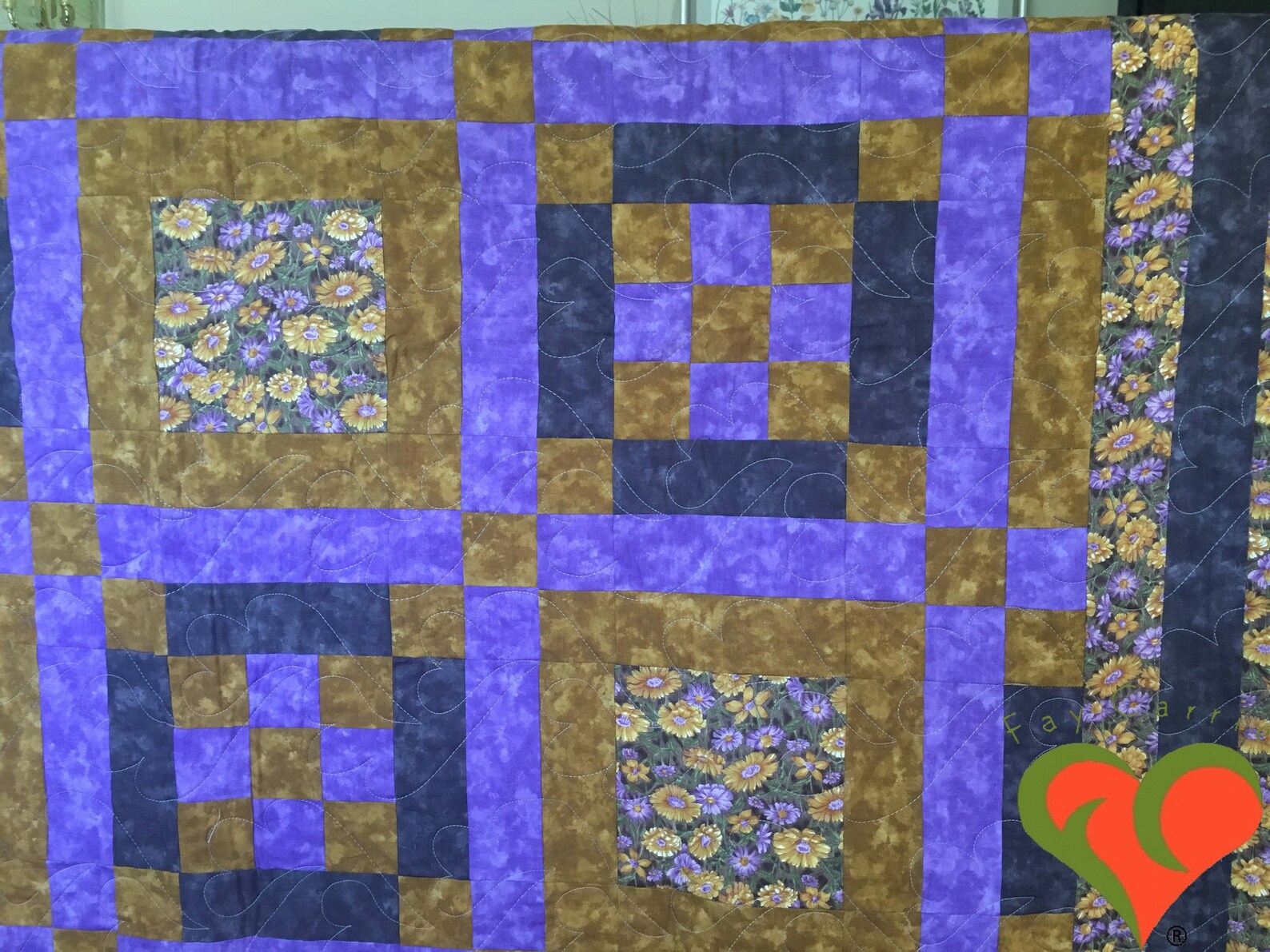 Daisies Everywhere Quiltthrow Quilttwin Bed Etsy