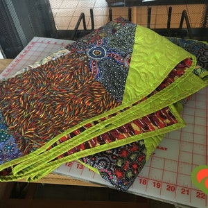Aboriginal Fabrics Wild Rover Quilt-comfort Quilt-throw Quilt ...