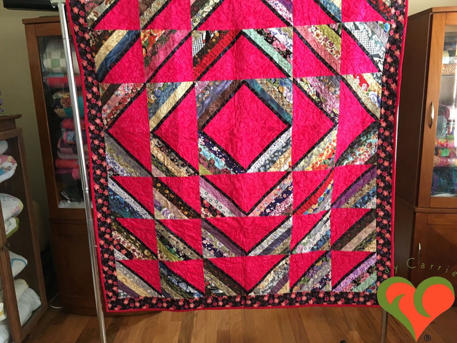 Asian Inspired Fabrics Quiltthrow Quiltlap Etsy