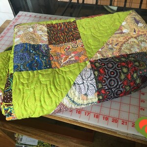 Aboriginal Fabrics Wild Rover Quilt-comfort Quilt-throw Quilt ...