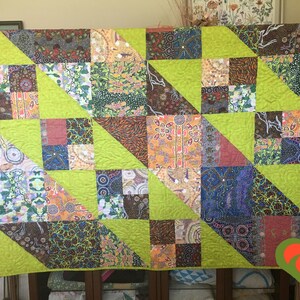 Aboriginal Fabrics Wild Rover Quilt-comfort Quilt-throw Quilt ...