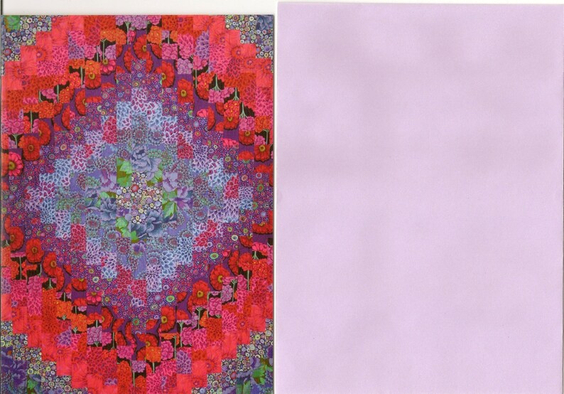 Eight Quilt Blank Note Cards and Matching Envelopes. 'ode Etsy