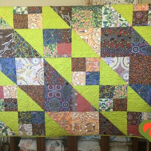 Aboriginal Fabrics Wild Rover Quilt-comfort Quilt-throw Quilt ...