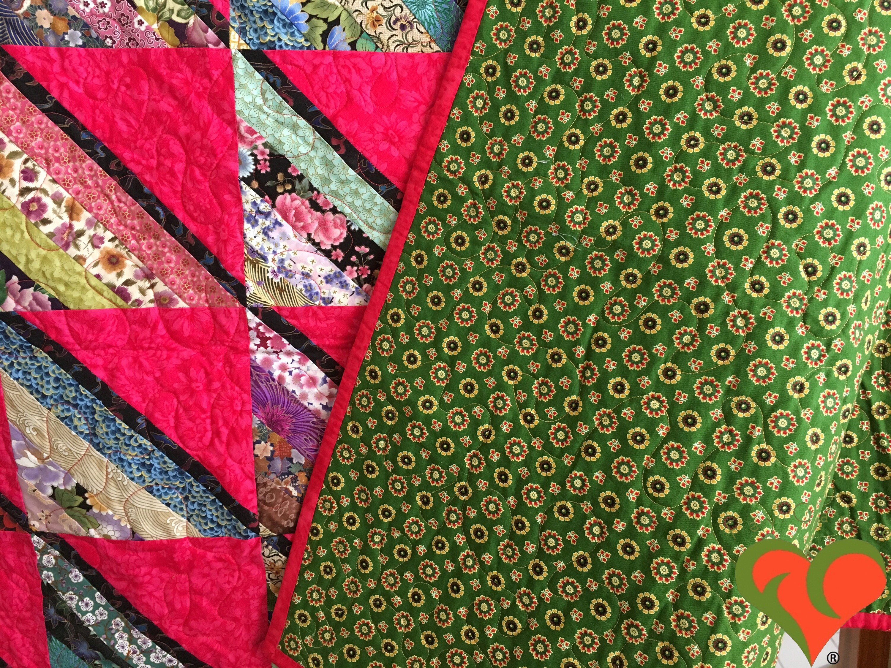 Asian Inspired Fabrics Quiltthrow Quiltlap Etsy