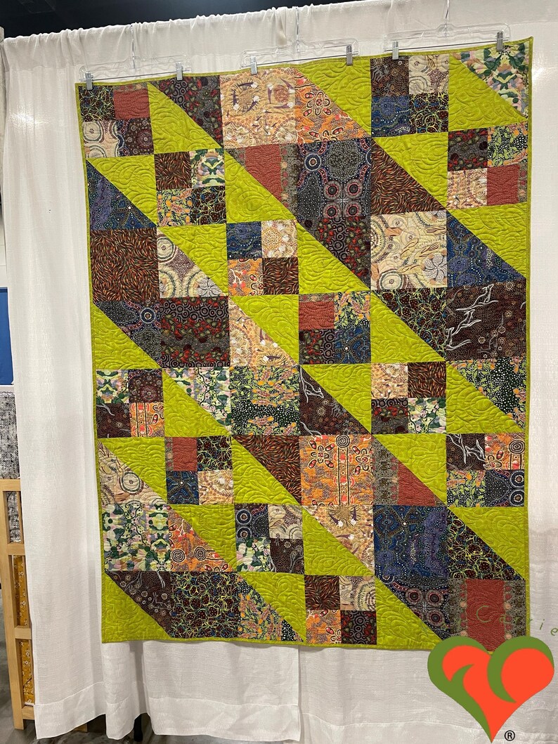 Aboriginal Fabrics Wild Rover Quilt-comfort Quilt-throw Quilt ...