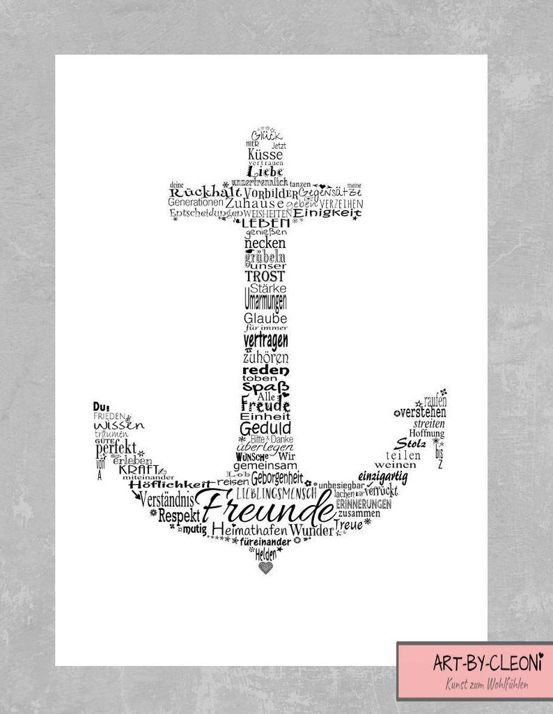 Art print ANCHOR FRIENDS image 5