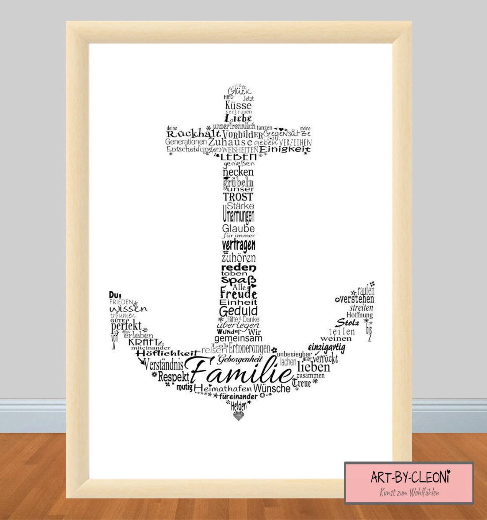 Print / Druck ANKER FAMILIE Etsy