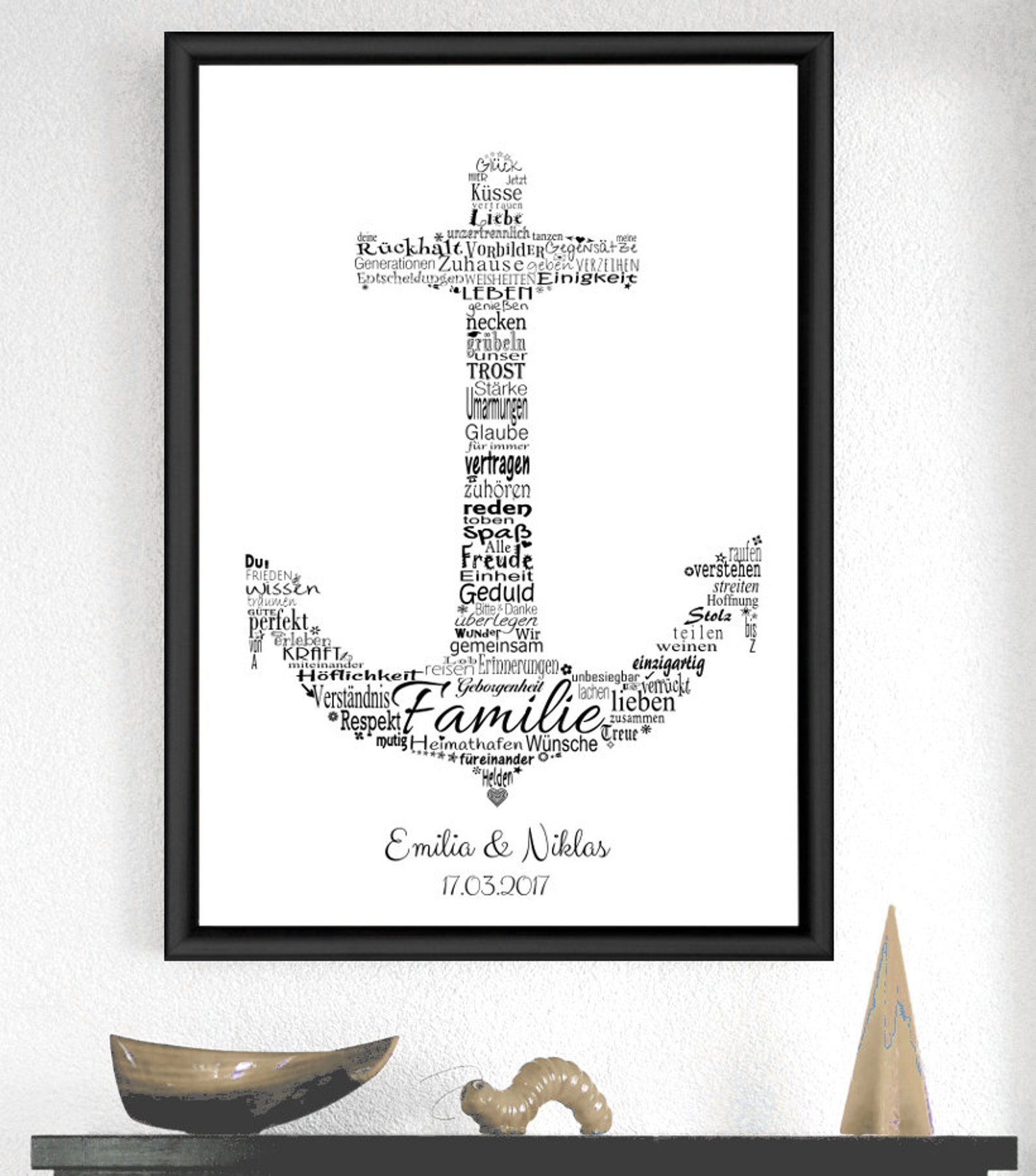 Kunstdruck ANKER FAMILIE Etsy.de