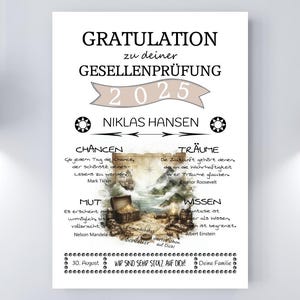Kunstdruck GRATULATION Goldschatz, Schulabschluss, Abitur, Bachelor, Master, Abschlussprüfung, Gesellenprüfung, Bruder, Realschulabschluss