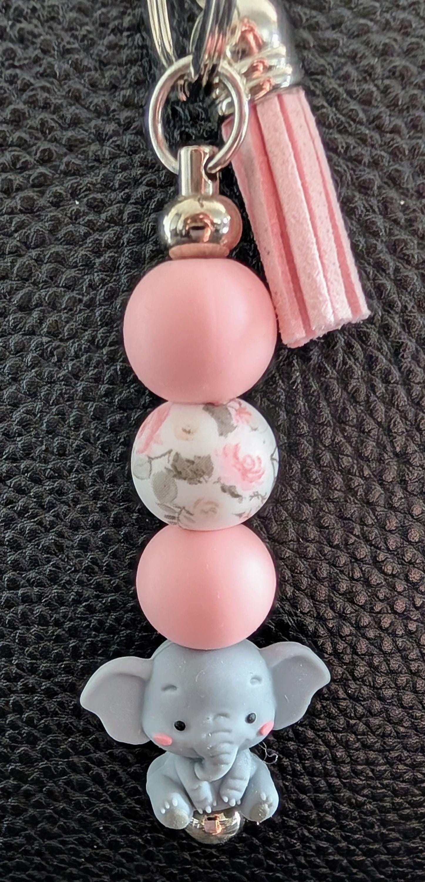 Baby Elephant Keyring/ Bag Charm - Etsy