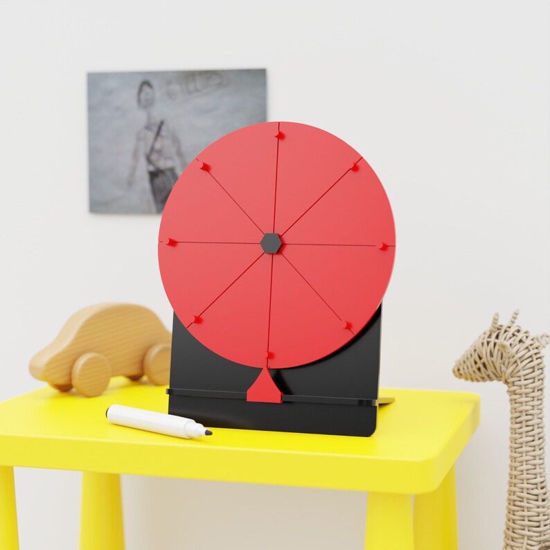 Spin the Wheel Mini Game With Questions or Tasks Best Gift Etsy