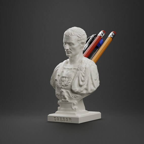 Julius Caesar Pen Pencil Holder 6 Inches 8 10 Inches Tall