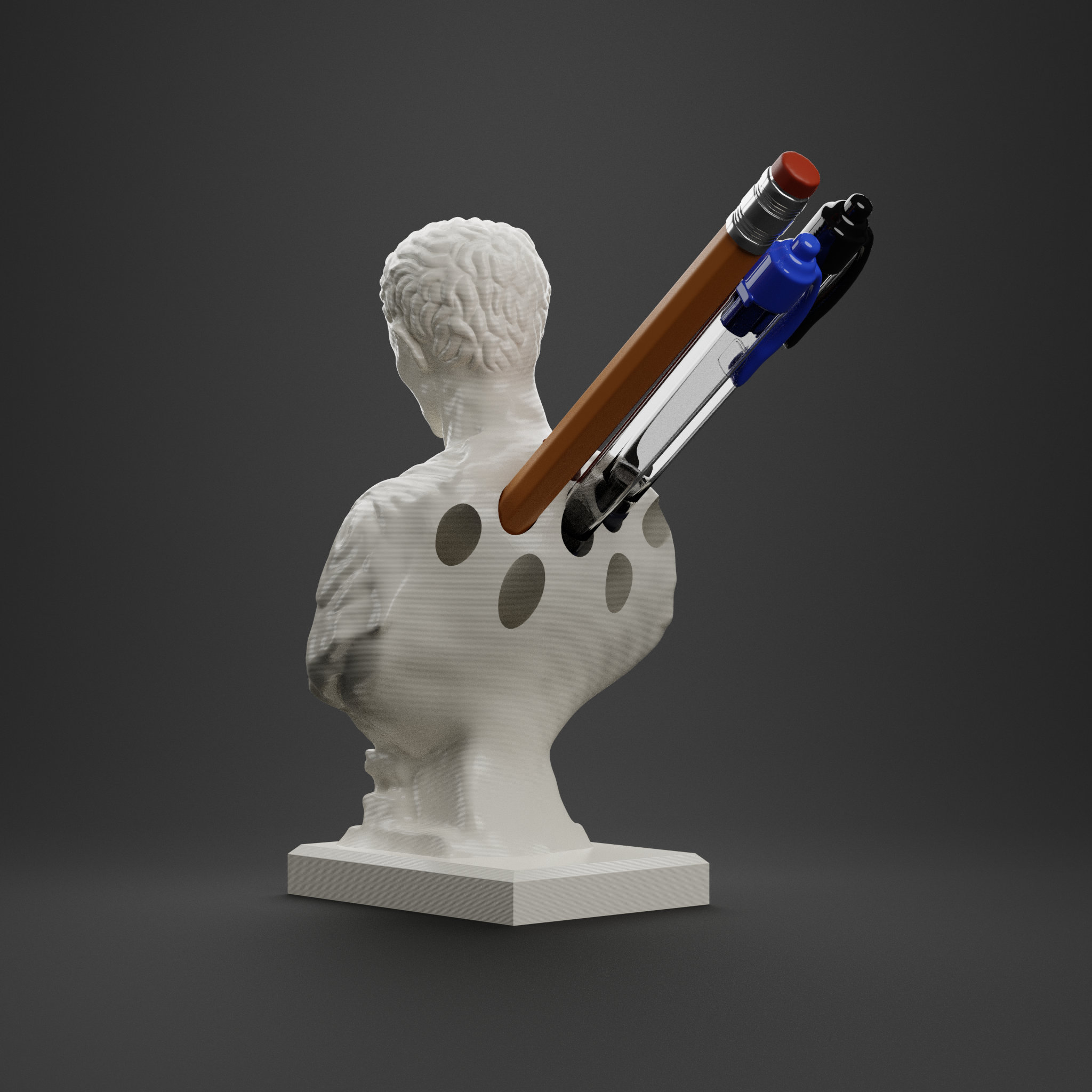 Julius Caesar Pen Pencil holder / 5.9 inches & 8.3 inches Etsy