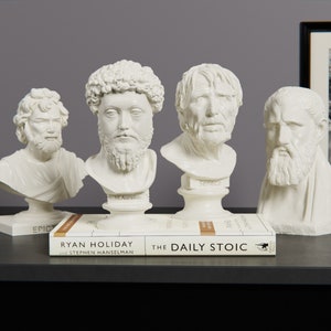 Stoic Set / Marcus Aurelius Seneca Epictetus and Zeno - Etsy