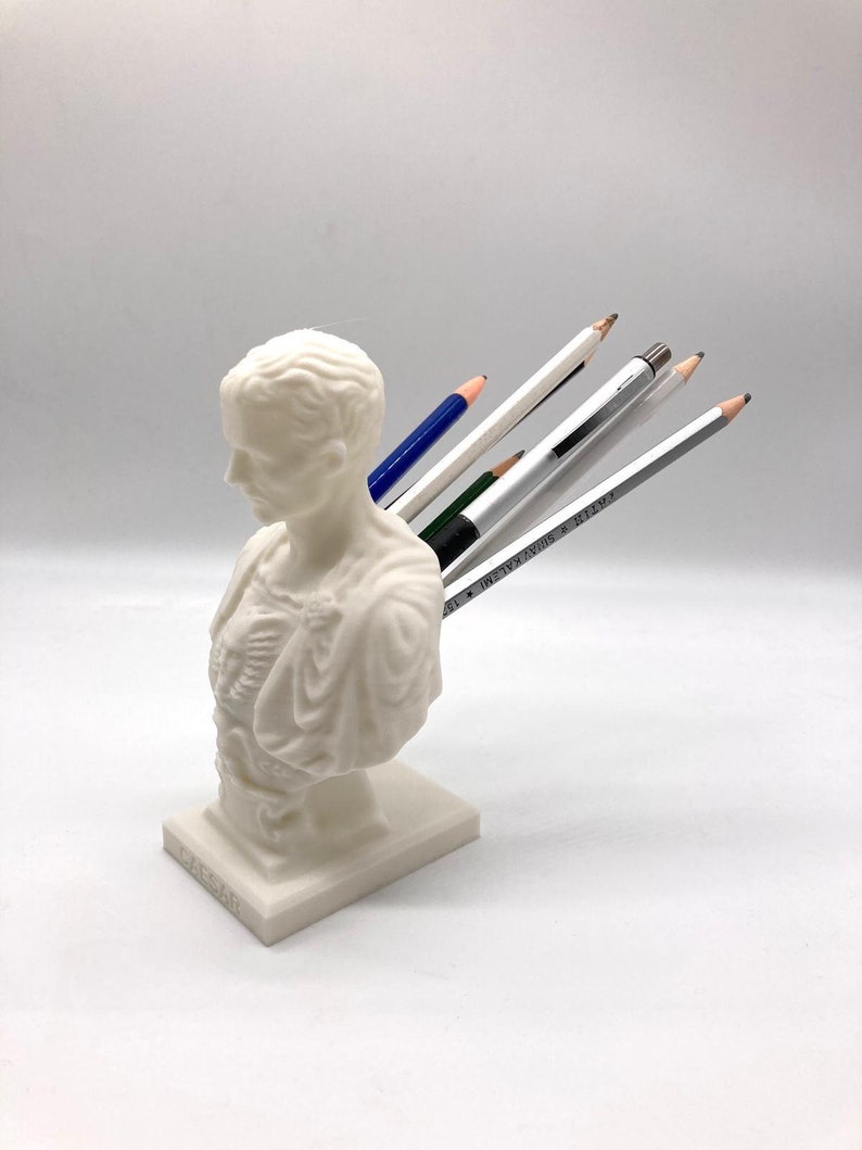 Julius Caesar Pen Pencil holder / 5.9 inches & 8.3 inches Etsy