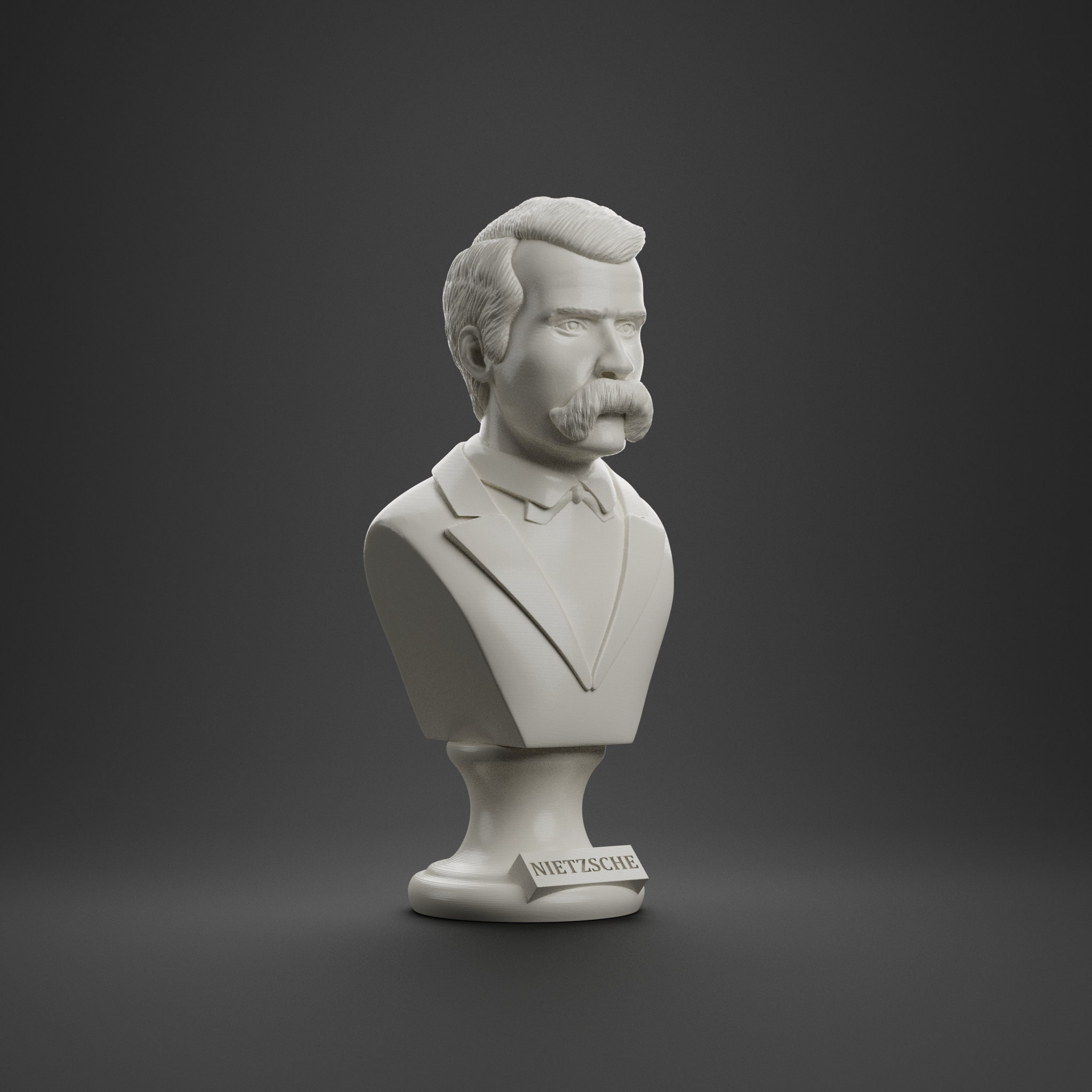 Friedrich Nietzsche Bust / 5.9 Inches & 8.3 Inches Tall - Etsy