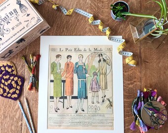 Vintage Fashion Print ‘Le Petit Echo de la Mode’ 1927