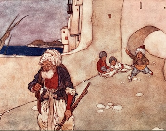 Edmund Dulac: Berättelser från Tusen och en natt 1907