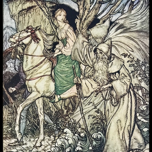 エドマンド・デュラック：アラビアンナイトの物語 1907 - Etsy 日本