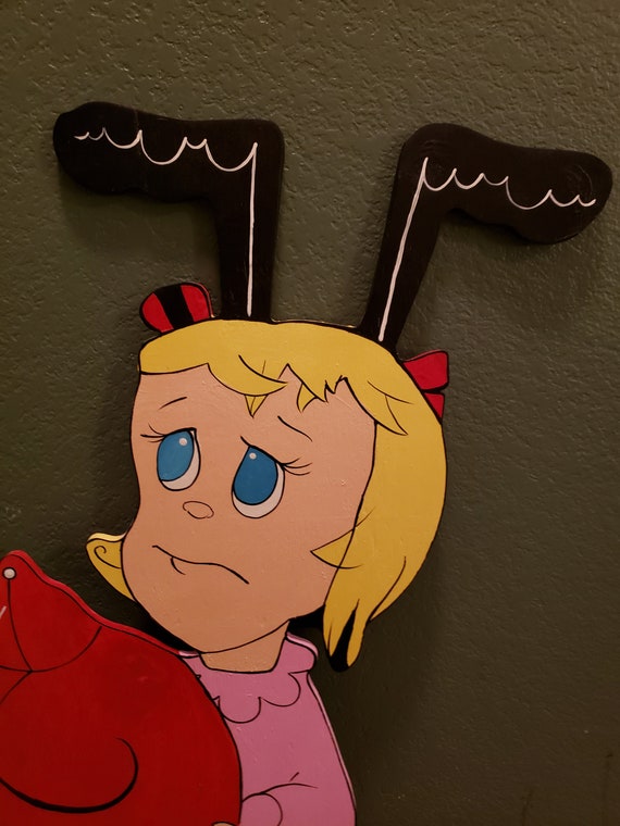 Cindy Lou Who Sad Variation Cutout Etsy