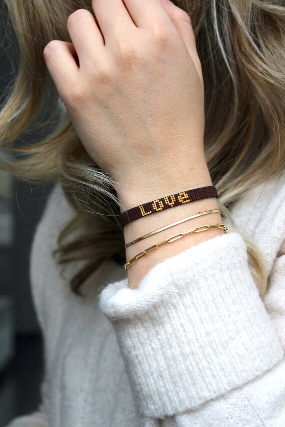 etsy love bracelet