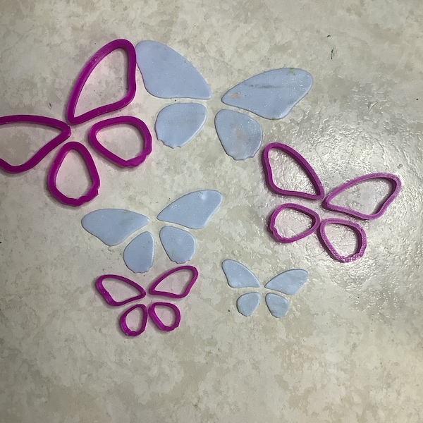 Emporte-pièces Papillon pour pâte polymère fimo fabrication de bijoux
