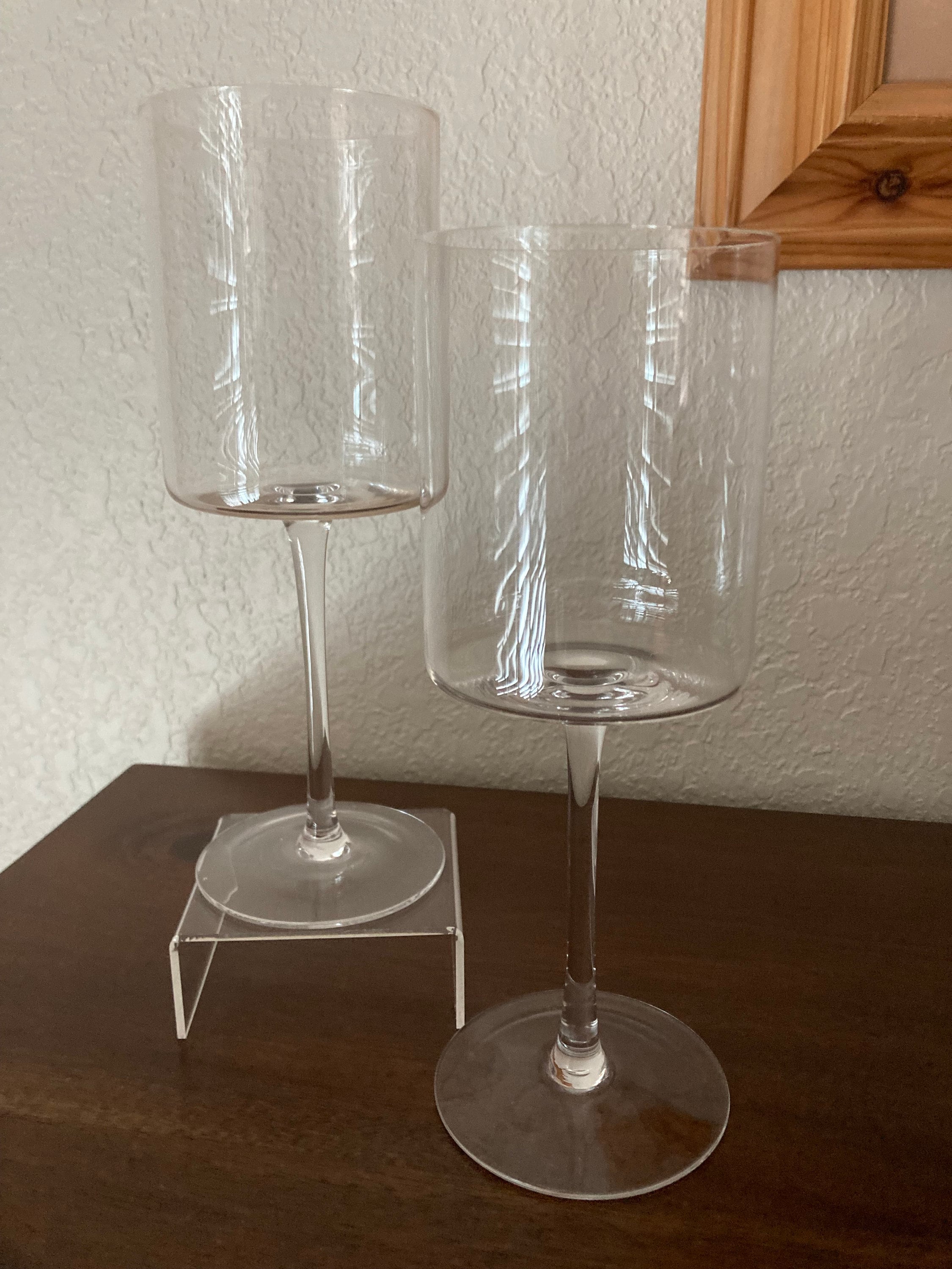 Flat Bottom Wine Glasses