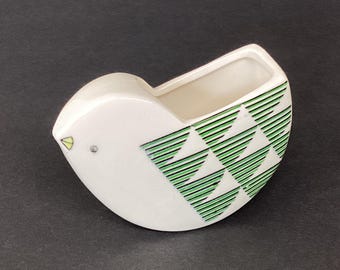 Vintage Ucagco Ceramics bird planter, Japan, mid-20th century