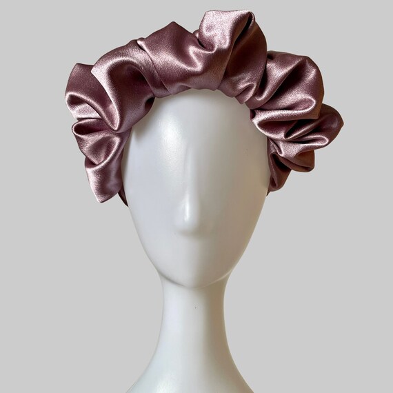 Lavender Purple | XL Scrunchie Headband, Statement Crown  display picture 3