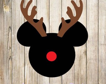 Mickey Deer, Mickey Christmas SVG design INSTANT DOWNLOAD