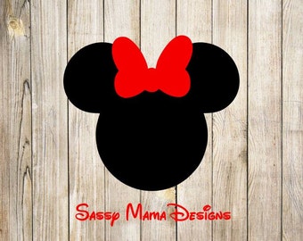 Minnie Mouse SVG design, instant download