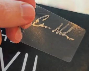 Clear Book Plates Signed by Eric Nolan