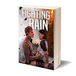 1. WYDANIE Miękka okładka Fighting for Rain - z autografem BB Eastona