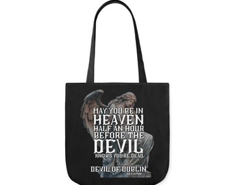 Devil of Dublin Weeping Angel Canvas Tote Bag