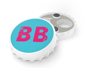 Abridor de botellas con logotipo BB