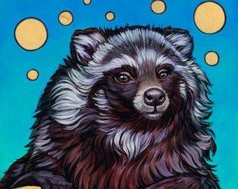 Tanuki (print) - Etsy