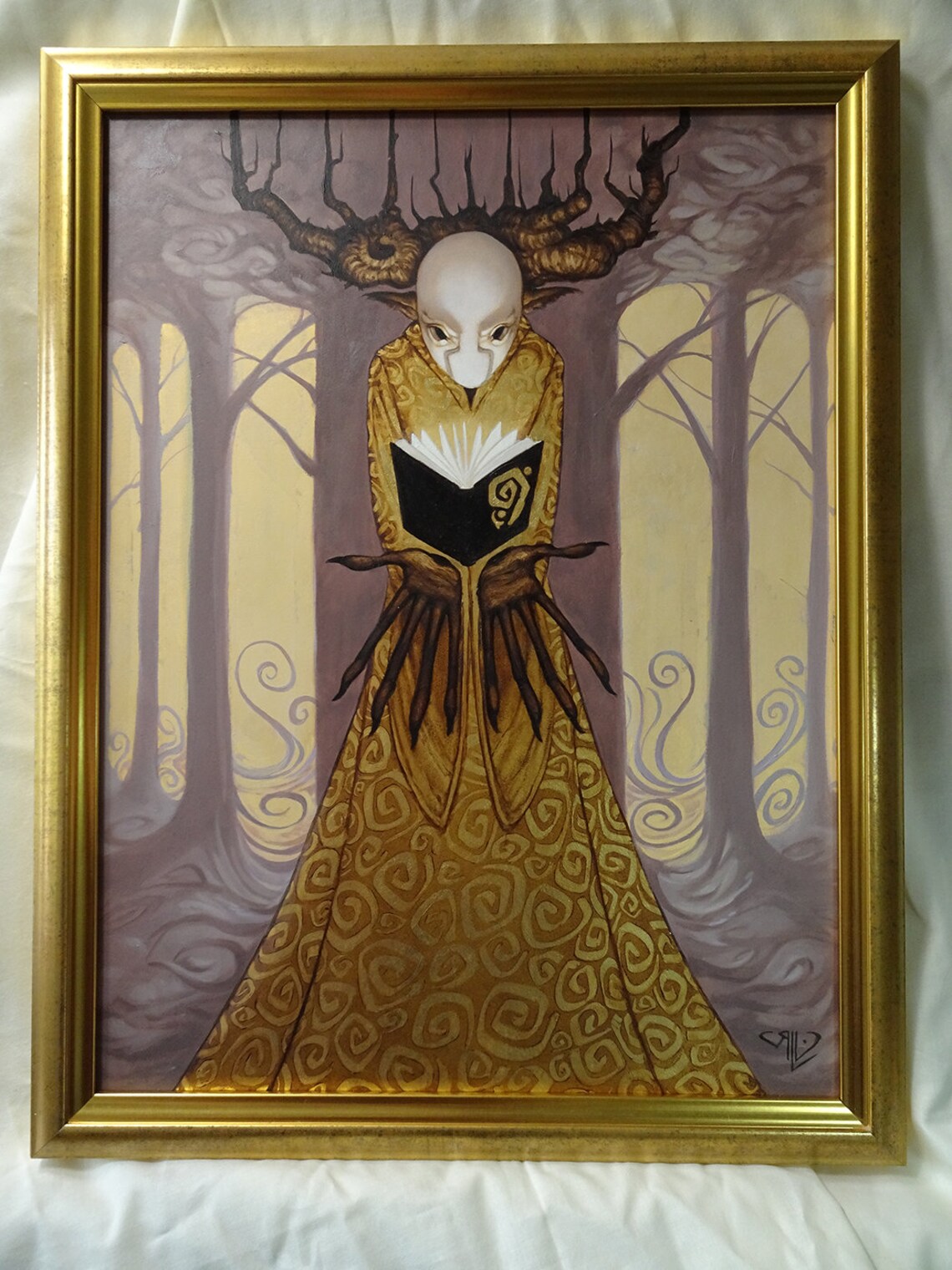 The Yellow King in Carcosa original Painting Etsy