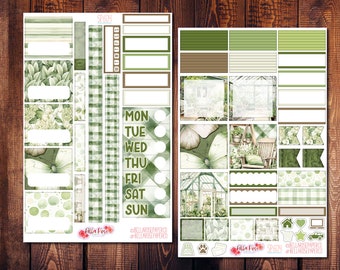 Gardening Academic Planner Kit, Plant Planner Stickers, Student/Teacher Planner Stickers, Sticker, Gifts for Her, Gardening Stickers SP604