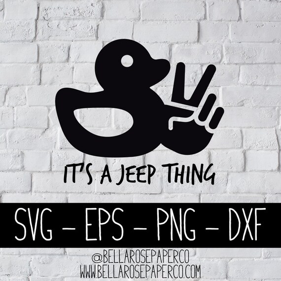 Jeep Duck SVG svg eps dxf png SVG Bundle for Silhouette Etsy