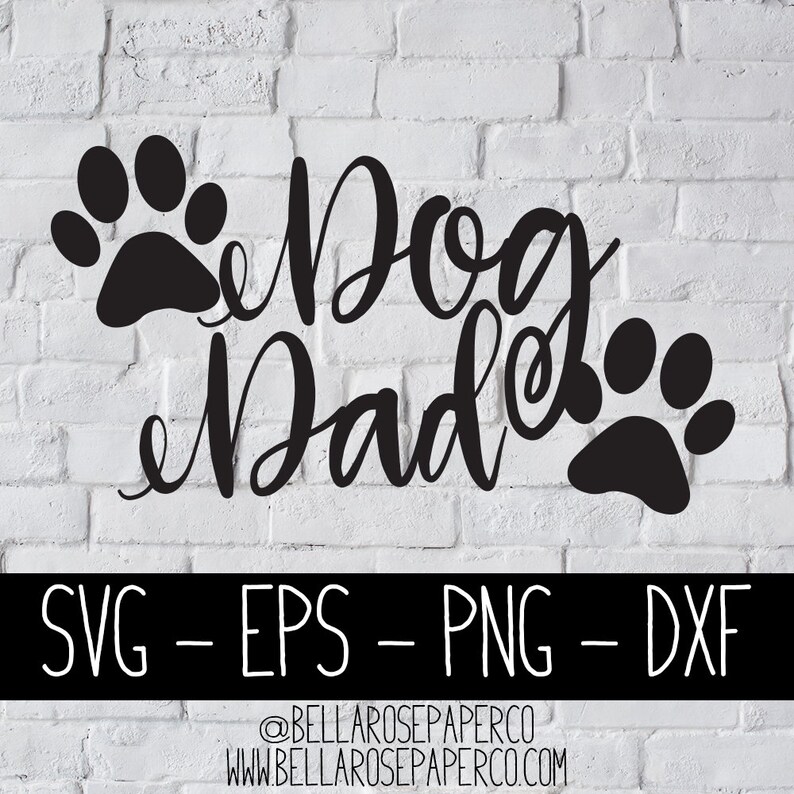 Download Dog Dad SVG svg eps dxf png SVG Bundle pour Silhouette | Etsy